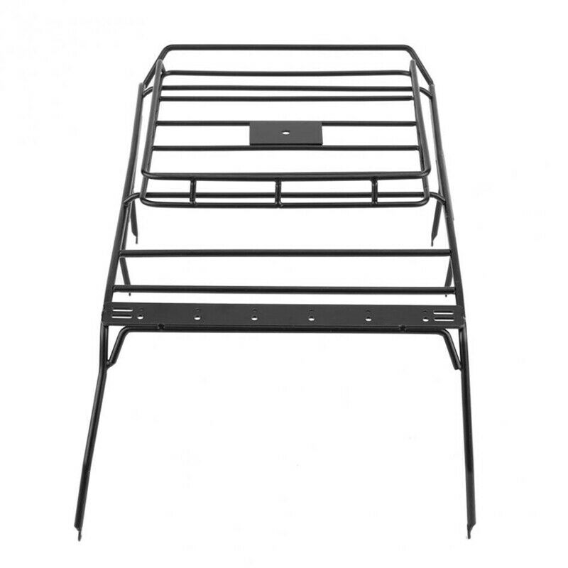 Metal Roof Rack Roll Cage & Led Light For 1/10 Rc Crawler Axial Scx10 313Mm P7G6