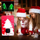 Snowflake LED Card Light Christmas Card Light Ultra Thin New Colors Four Pr R9R7