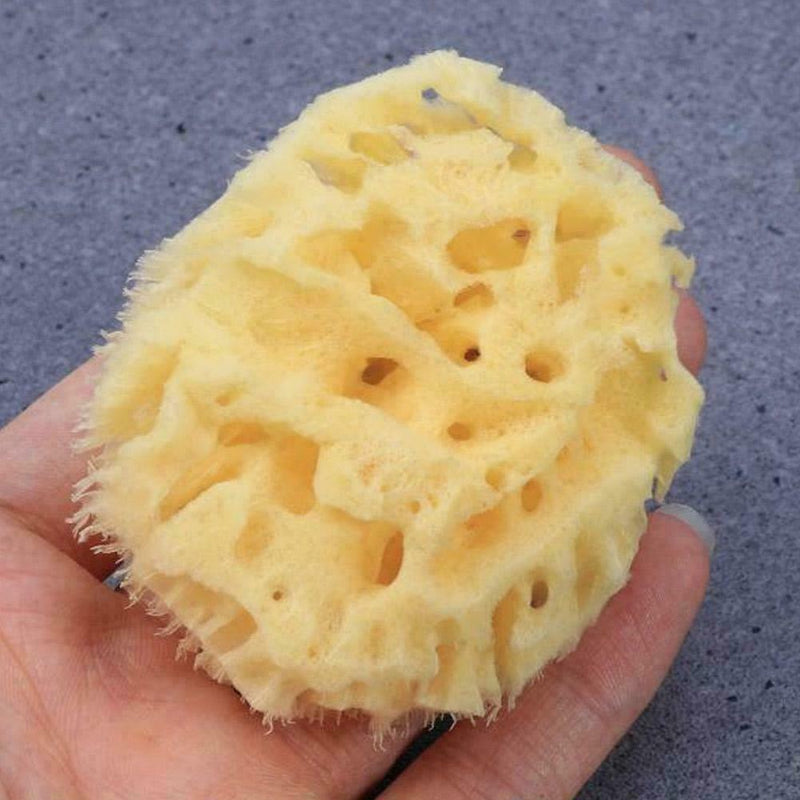 Baby rubbing bath ball Natural Honeycomb Bath Sea Sponge J8K4