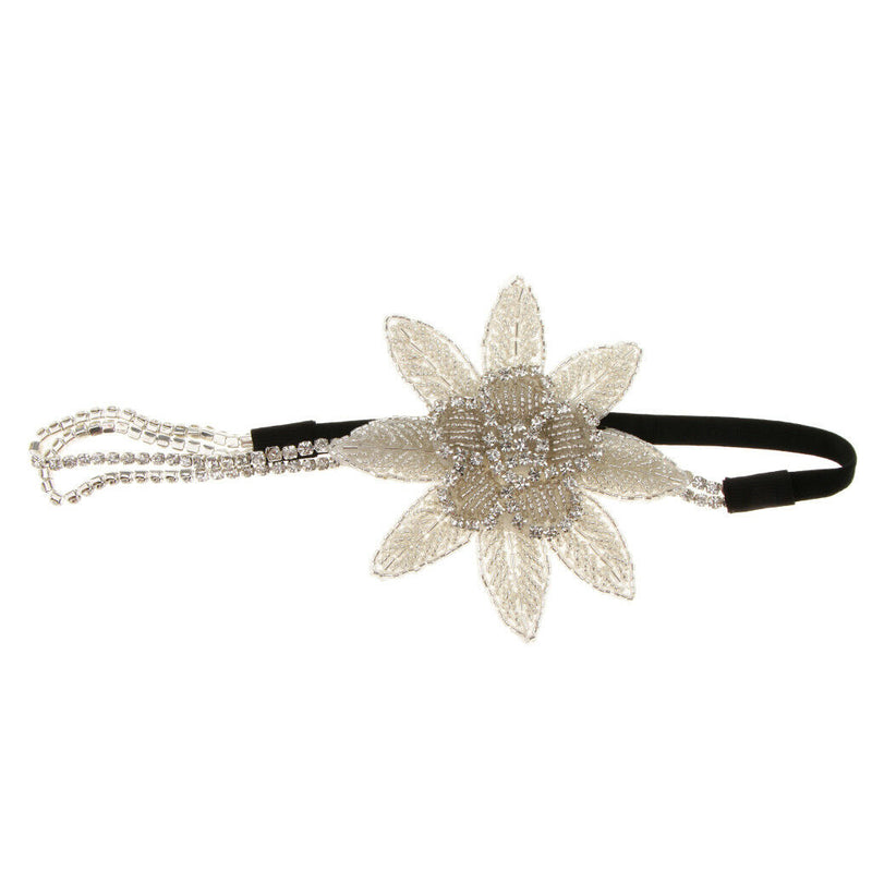 1920s Flapper Headband Crystal 20's Bridal Headpiece Costume Accessories