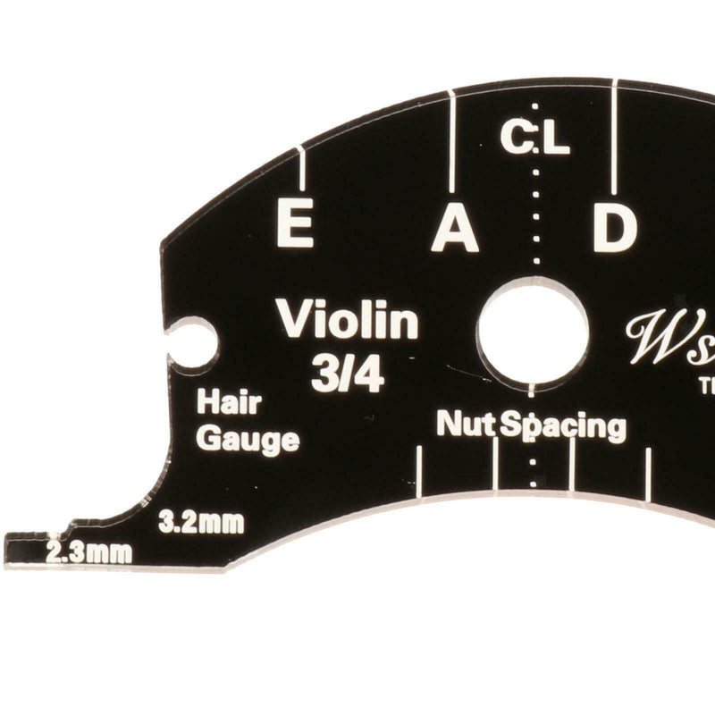 1/2 3/4 Size Violin Bridge Fingerboard Scraper Template Leveling String Tool