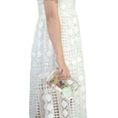 Women Cute Clear Acrylic Box Clutch Crossbody Purse Evening Bag