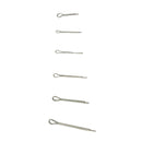 175Pc SPLIT PINS Cotter Fixings Set Assorted Sizes Zinc Plated Steel Hard C
