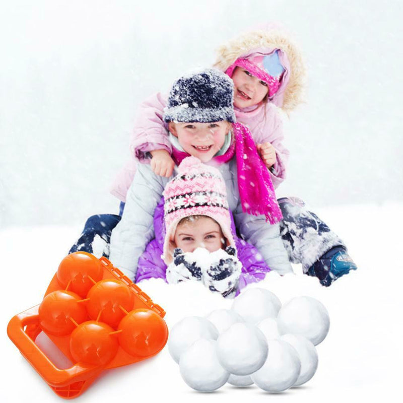 5 Snowballs Maker Clip Children Outdoor Sports Winter Beach Sand Mold Tool