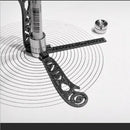 Pocket Multi-functional Drawing Ruler Magnetic Scale Compass Measuring Tool