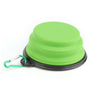 2pcs Portable Silicone Collapsible Bowl for Pet Cat Dog Food Water Feeding