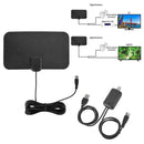 Indoor Digital 50 Miles HDTV Antenna Receiver VHF UHF Antenna w/Amplifier