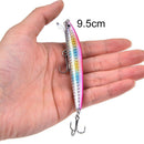 1pc minnow fishing lure 13.4g/9.5cm artificial hard baits fishing wobblers GXTOC