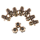 10PCS 1/4-28 Drive Type Taper Thread Straight Grease Zerk Nipple Fitting OHK