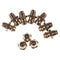 10PCS 1/4-28 Drive Type Taper Thread Straight Grease Zerk Nipple Fitting OHK
