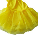 Girl Ballet Dance Dress Gymnastic Leotard Straps Tutu 5-6 Yrs - Yellow