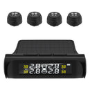 Car TPMS Auto Tire Pressure Temp Monitoring System with External Sensors A