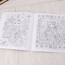 24 Pages Creative Cat Coloring Book Kill Time Drawing Painting Book For Children