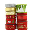 18 Styles CHRISTMAS RIBBON BUNDLES GIFT WRAPPING, WREATH, DECORATIONS, CRAFS