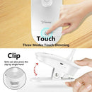 Led Reading Light Clip-On Clamp Bed Table Desk Lamp Contact Sensor Recharge G8G3