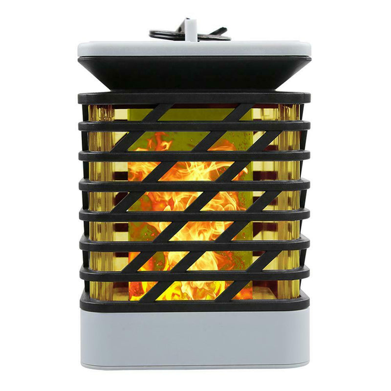 Waterproof LED Solar Lamp Flickering Smokeless Flameless Candle Flame Lamp
