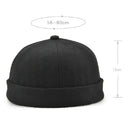 2pcs Mens Skullcap Navy Cap Docker Hat Beanie Sailor Fisherman Retro Hat