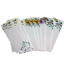 40pcs/lot DIY Creative Retro Flower Bookmark Book Mark Message Cards Bookma