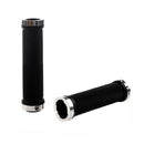 Pair Mountain Bike MTB BMX Bicycle Cycling Double Lock Handlebar Grips Silv G5E4