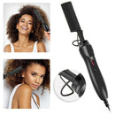 Hot Comb Electric Hair Straightener Brush for Wet and Dry Hair Heated Comb-US
