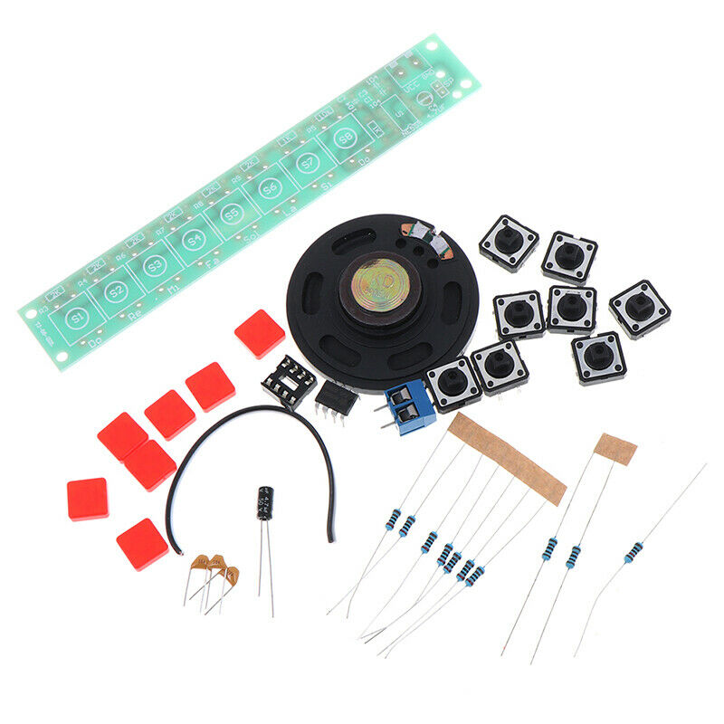 1 set DIY Kit NE555 Component Electronics Piano Organ Module Battery 3C