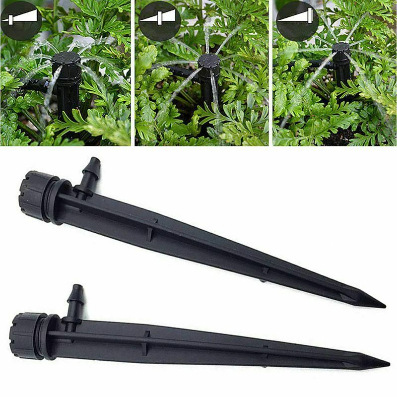 (Pack of 100) Drip Emitters Perfect for 4mm / 7mm Tube,Adjustable 360 Degre N8L9