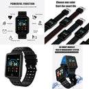 Electronic Sports Bluetooth Smart Watch Alarm Clock 180mAh Men Women Black
