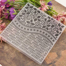 Merry Christmas DIY Scrapbooking Plastic Embossing Template Folder Stencil