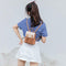 Mini PU Leather Women Shoulder Bags Flap Backpack Lady School Bags (Brown)