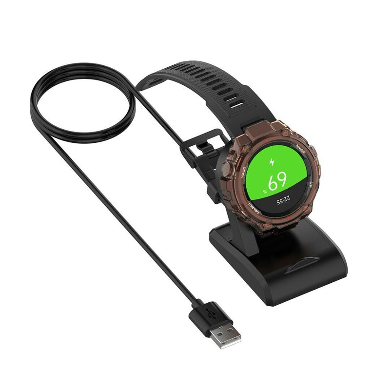Charging Cradle Dock Charger Stand Best for Amazfit T-Rex/GTR 42mm/47mm/GTS