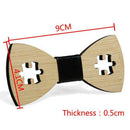 Mens Bow Tie Accessory Wedding Party Christmas Gifts Bamboo Wood Bowtie Nec U8C1