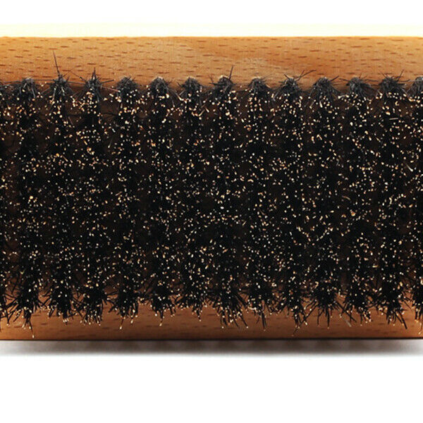 Blue Zoo Men Boar Hair Bristle Beard Brush Shaving Comb Face Massage Handma L8H5