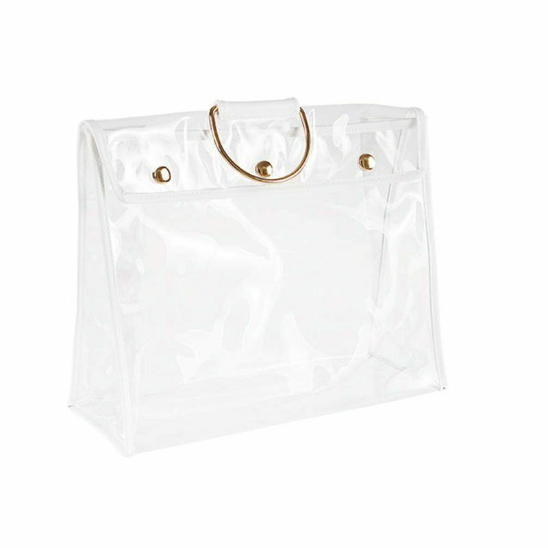Transparent Dust Bag Clear Purse Organizer Dustproof Handbag Holder With Ma A4V8