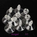 10X Aquarium Sucker Suction Cup for 4/6mm Air Line Pipe Tube Wire Holder