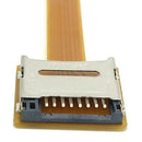 3X(Micro-Sd Tf Memory Card Kit Male To Female Extension Soft Flat Fpc Cable