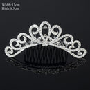 Wedding Bridal Comb Tiara Rhinestone Crystal Crown Pageant Prom Hair Headband