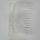 20 x Transparent color Plastic Hair Clips Side Combs Pin Barrettes 70X40mm N4E5