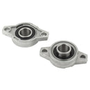 KFL002 FL002 Self Aligning Pillow Block Flange Bearing 15mm 2PCS G5F4