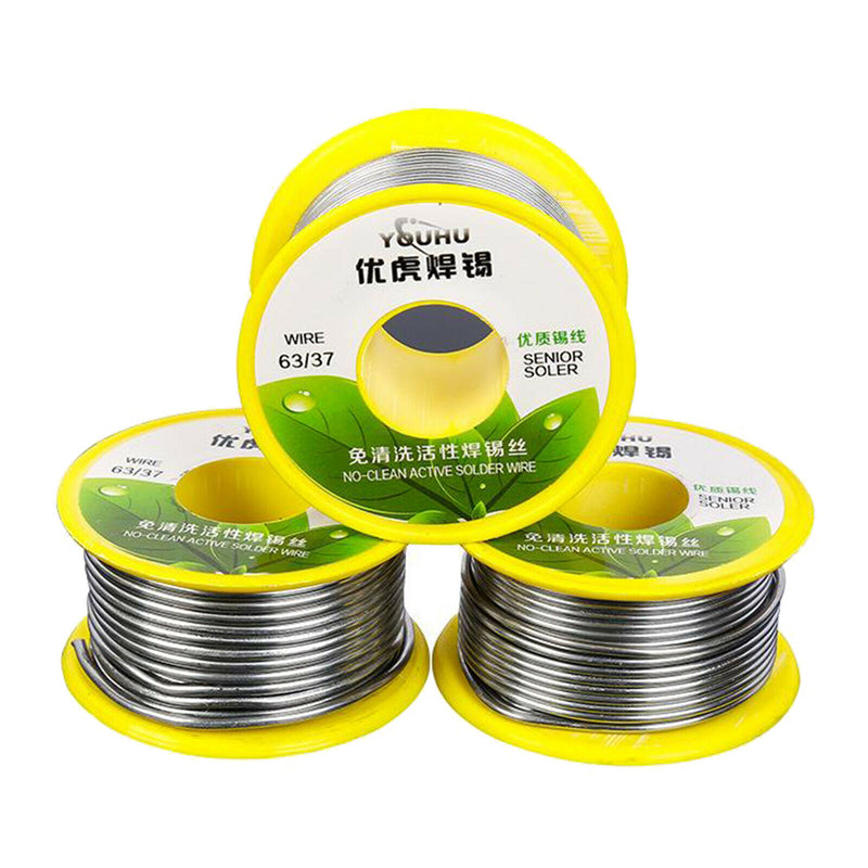 1.0mm 63/37 Tin Lead Rosin Core Solder 2% Flux Fine Soldering Wire Reel, 260