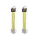 2pcs 31-39mm Festoon LED COB 12V Car Interior Dome Light Bulbs C5W Lamp 46-48mA