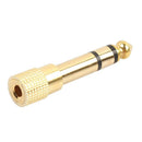 3.5mm Stereo Female to 6.35mm Male Mono Audio Adapter Plug A