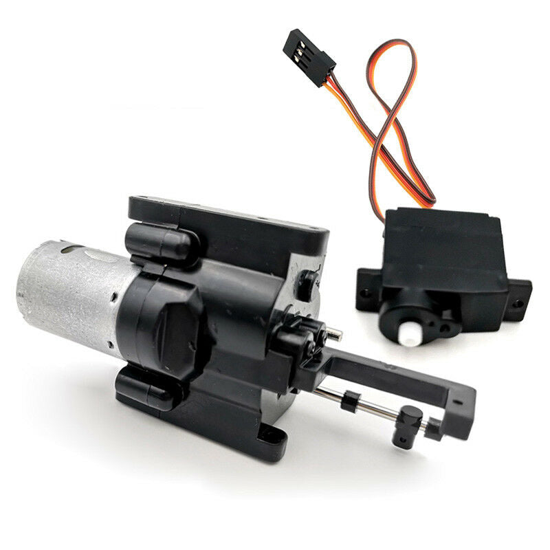 1/16 RC Car Split Transfer Gearbox with 370 Motor+Servo For WPL B14 B24 B16 C14