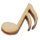 100Pcs/Pack 15mm Mix Wooden Cute Music Notes Handcrafts Wooden Decor FT