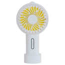3 Speed Outdoor Portable Mini USB Shaking Head Silent Handheld Fan (White) A