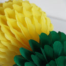 3X Hawaiian Pineapple Paper Lantern Honeycomb Ball Unique Hawaii Party Ado IUE