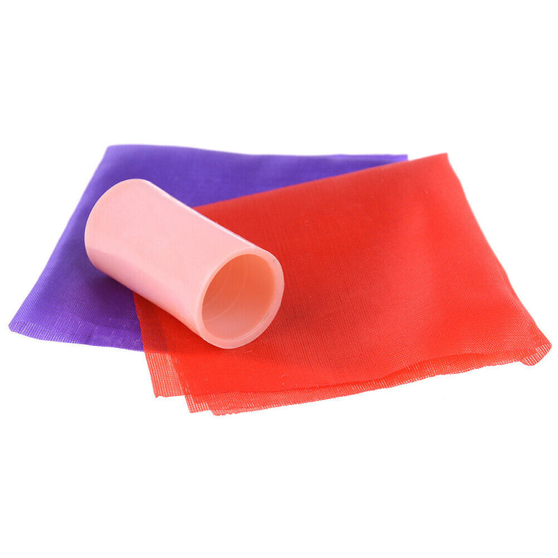 Double color changing hanky silk magic trick silk disappearing magic prop SRA3C