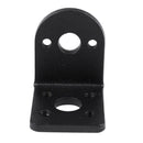Black Metal L Shaped Mounting Bracket Holder for 25mm Gear Motor