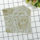 20x golden rose flower paper napkins serviette tissue party supply home decor M&