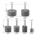 6pcs Non-woven Cylindrical Fiber Electric Grinding Heads Polishing Wheels