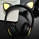 Headset Wireless Cat Ear Light Headphone for Phone Computer